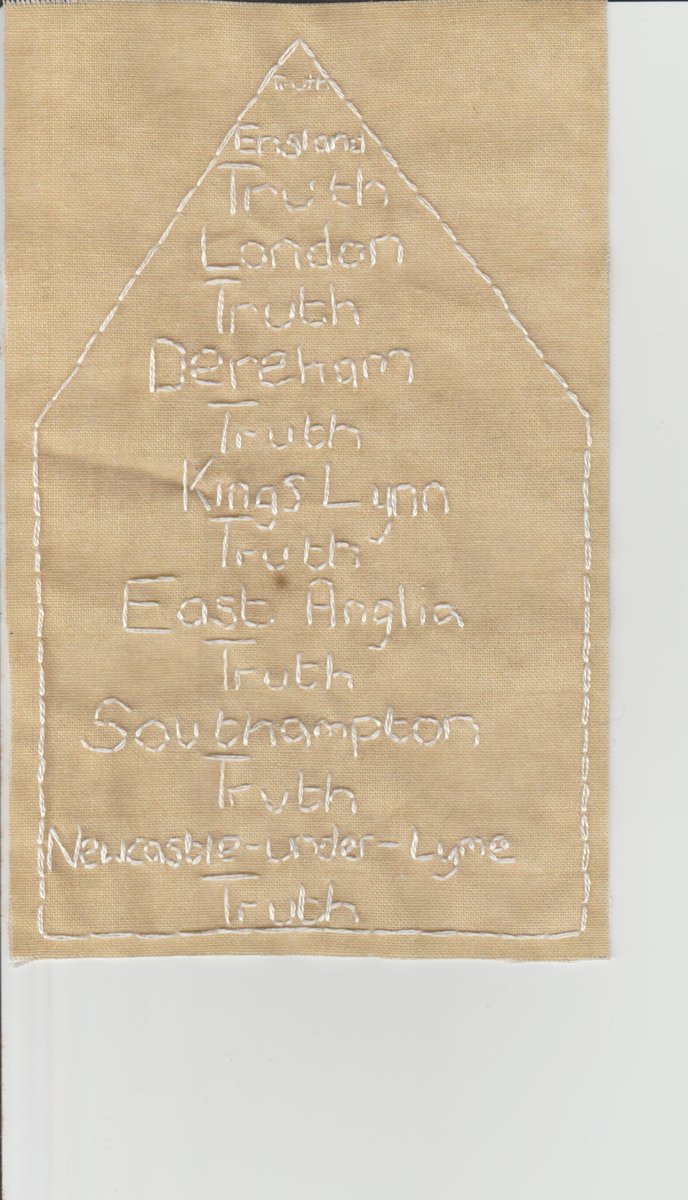 EmilyHands97's tweet photo. A patch by @JustJemma92 focusing on Moses's voice and lectures in Chapel's!βͺοΈ
#stitchingmoses #kickthedust #norfolkmuseums #mosesroper #decolonise https://t.co/hH1ApqRrwL