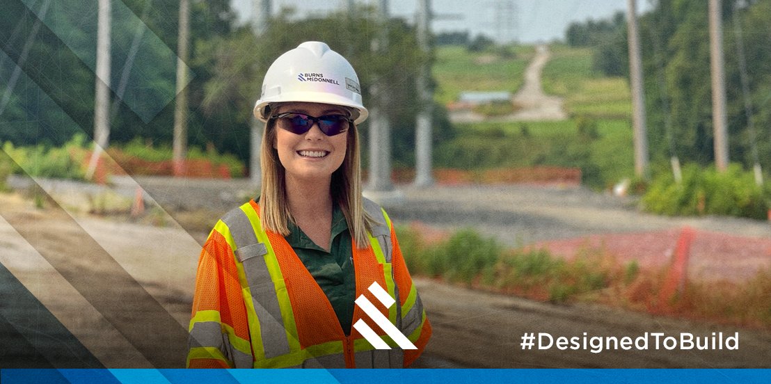 BurnsMcDonnell's tweet image. Working closely with independent subcontractors gives Emily McGillicuddy a rewarding experience: &quot;There are no small roles on these large electrical transmission projects, as every discipline plays a vital role in the overall success of a project.&quot; #DesignedToBuild #Construction