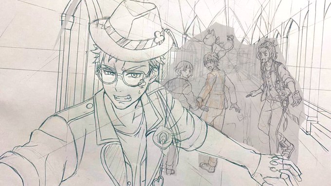よくわからないタイミングで初描きするのなけーくん 