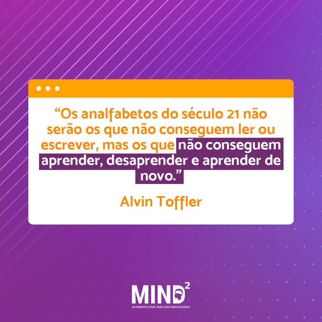 CanalMind2's tweet photo. Em uma geração tão conectada como a nossa, é difícil imaginar um profissional que não busca reaprender quantas vezes for preciso. 💡Essa frase foi retirada da palestra do Daniel Alves “Do vale da morte a uma empresa escalável”aqui na Mind². Confira: https://t.co/alByoseTqI 😃 https://t.co/shfOKu2cGB