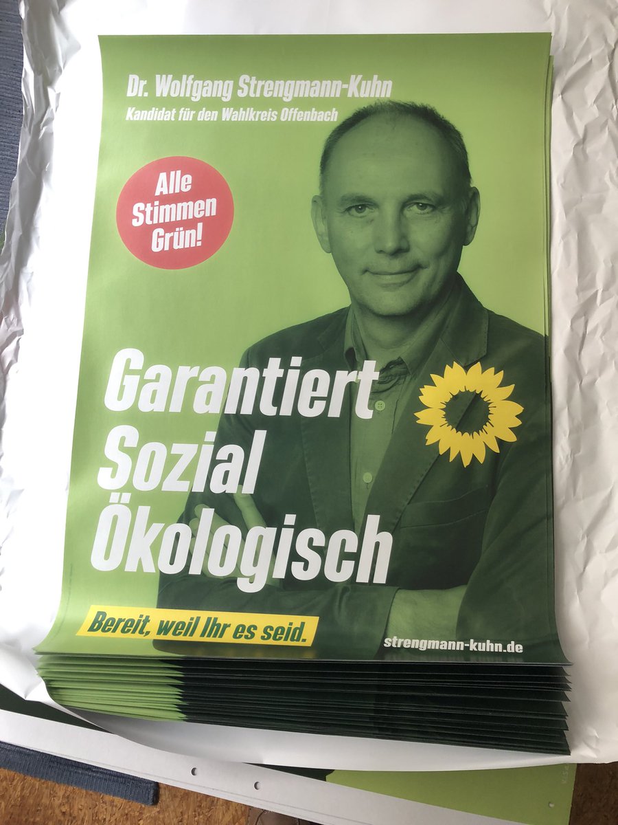 Plakate sind da 🙂
#bereitweilihresseid #allesistdrin #wk185 #Offenbach