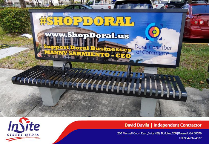 The Doral Chamber of Commerce Proudly Welcomes Insite Street Media as a New Platinum Trustee Member

DCC members will now be able to receive a free month of a Bus Bench ad.

 prlog.org/12880196-the-d… 

<a href="/doralchamber/">Doral Chamber of Commerce</a> <a href="/InSiteSM/">InSite Street Media</a> #doral #cityofdoral #doralchamber #shopdoral