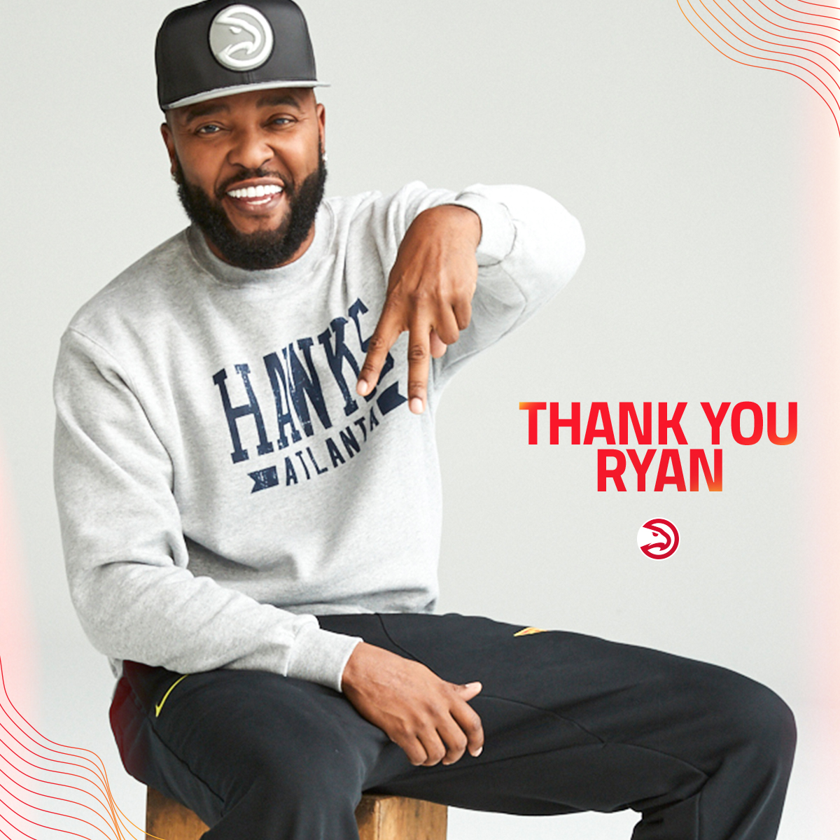 ATLHawks's tweet photo. We truly appreciate the 20 years of showing up each and every day, @ryancameron! You’ve been True to Atlanta ever since coming out of Grady.
You’re Hawks family for life. Thank you! ❤️ https://t.co/SnjSL3kFXg