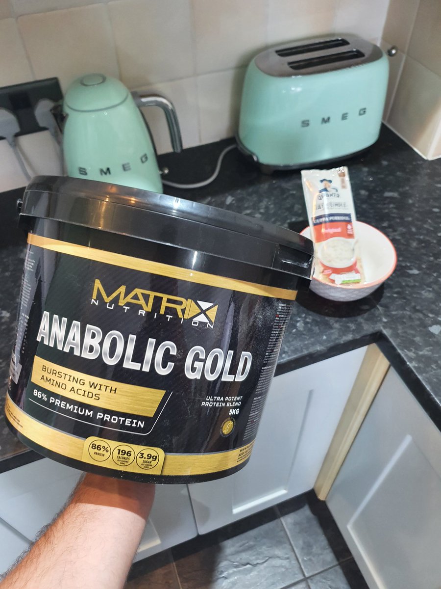 We're due a full restock of Anabolic Gold protein and only have a few left on the site right now. Anabolic gold is perfect for mixing with your morning oats or just sipping with water / milk through out the day. Not to mention, gold will kick start your growth post gym session 💪