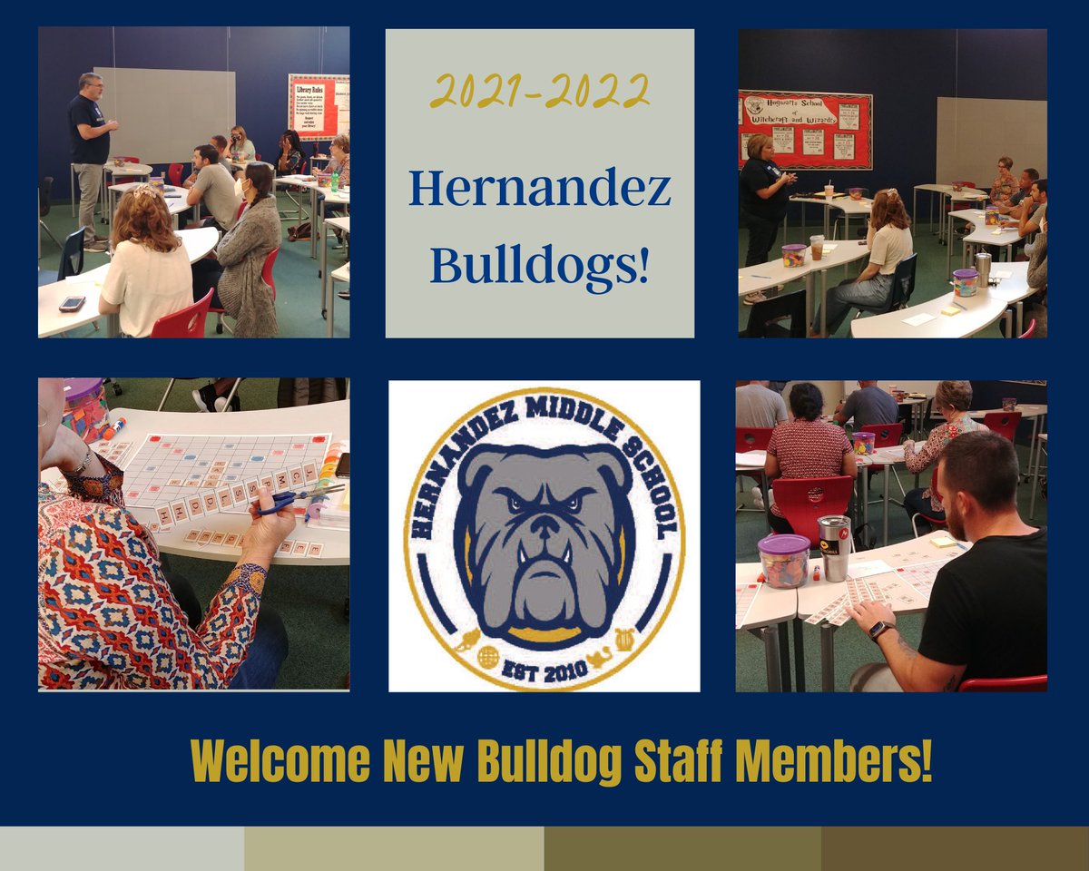 HernandezMS's tweet image. Welcome New Bulldog Staff Members!