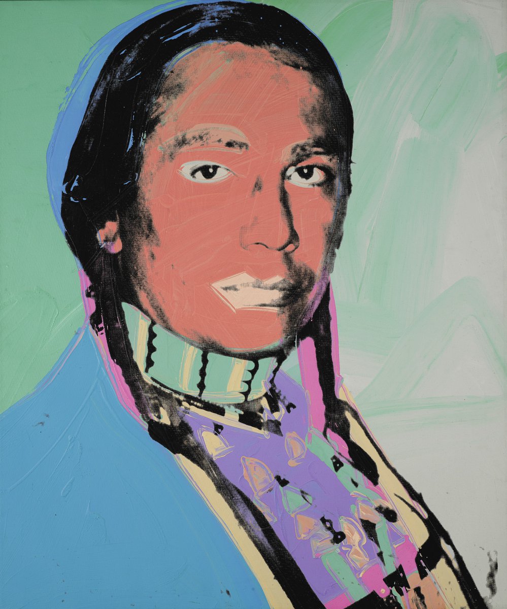 ARTBUYTV's tweet photo. Andy’s fascination with fame is vividly depicted in his screen-print portraits of celebrities. His concept of repetition depicts fame &amp; celebrities as consumable &amp; expandable products -- a dark side of Pop Art.
#andywarhol #andywarholart #popart

View #ARTBUYTV
On #GotvhdCh444 https://t.co/8hqOSUoZdA