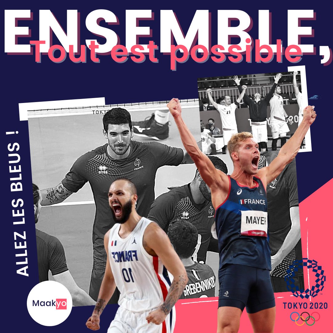 maakyo3's tweet photo. Parce que nous sommes FRANÇAIS ! 🇫🇷
Parce que nous aimons le BLEU ! 💙

Et parce que nous avons la même visions des choses :
"Ensemble TOUT est POSSIBLE ! " 🦧🤩

#maakyo #qrcode #foodtech #lille #hellolille #motivationquotes #instagood #Tokyo2020 #UnitedByEmotion https://t.co/Yr792z6LWl