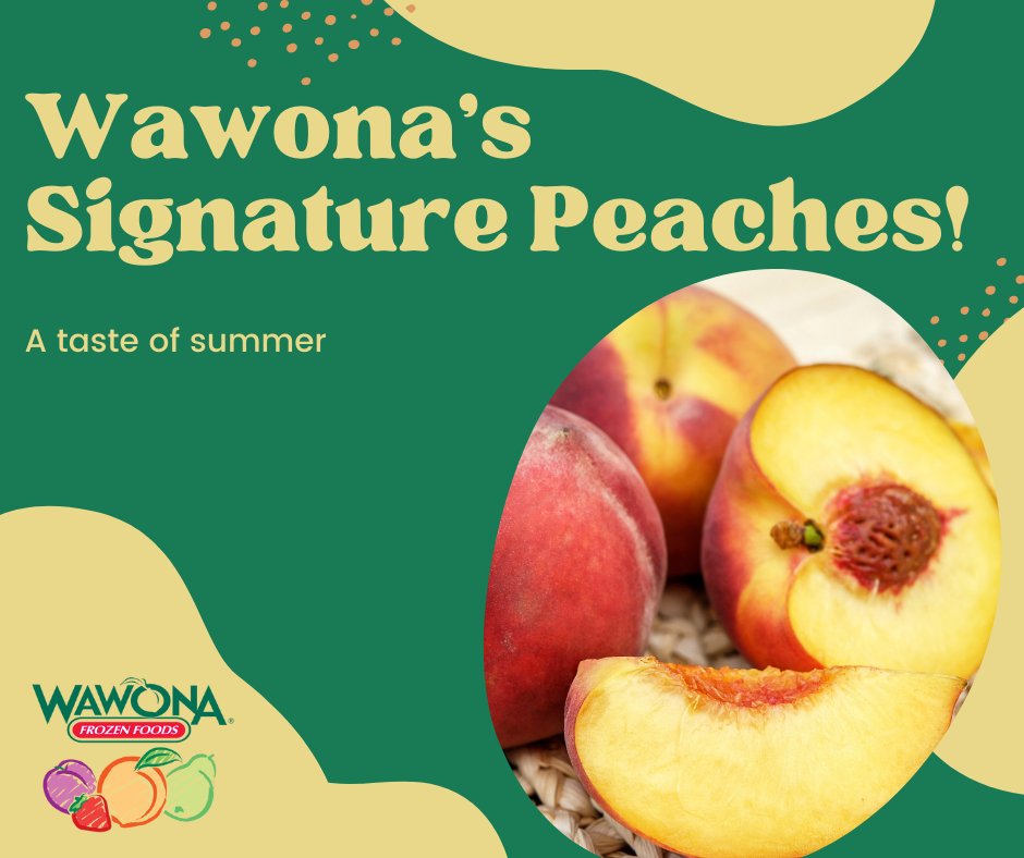 There's no better time than now to include peaches in your dishes... incorporate Wawona's Signature Peaches 🍑 during the heart of summer for refreshing menu favorites!

#thewawonaway #peaches #frozenfruit #fruit #iqf