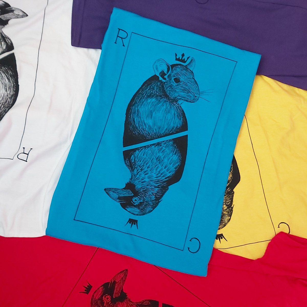 RatCrowIll's tweet photo. New colours now available 

Royal card, screen print T-shirt https://t.co/FOefr9s2xn https://t.co/fWCSGeuqnI