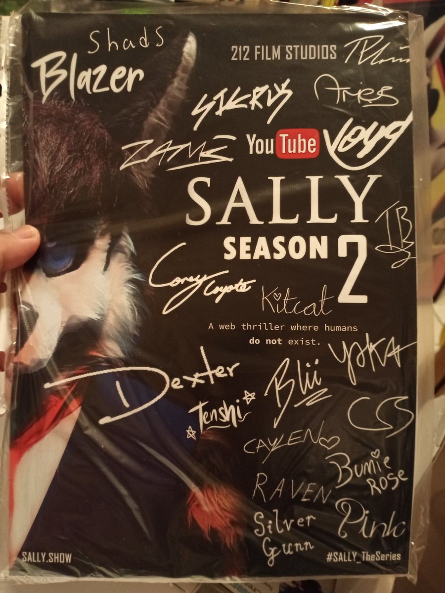 Got the limited edition of <a href="/Sally_TheSeries/">SALLY - The Series</a> Gift Box delivered to me yesterday! I've got some really cool stuff alongside the awesome Tees, like the autographed posters, pins, and more! Shout Out to <a href="/Skai_The_Wolf/">Skai Wolf</a>  for inspiring me to get the outfits!
Love SALLY series!❤️
#furry