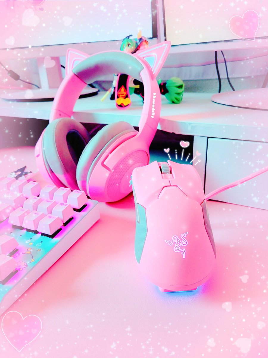 kkumadolly's tweet image. Razer Viper Ultimate Wireless Mouse💟🎀💕 @Razer 
#razer #razercollection #pinktech