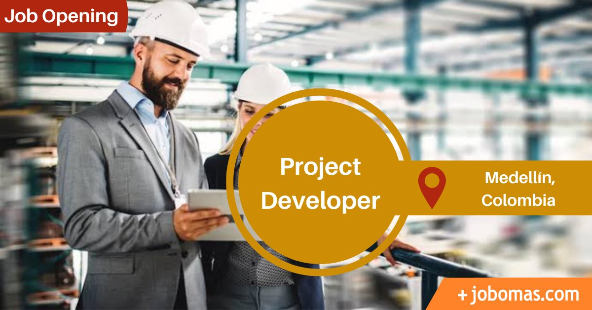 Jobomas's tweet image. Job opening: #ProjectDeveloper in #Medellín #Colombia

Click on the job to submit your application⤵️ bit.ly/2VvG8vk
.
.
.
#Jobomas #JobomasJobs #Jobs #Job #JobomasColombia #EmpleosColombia