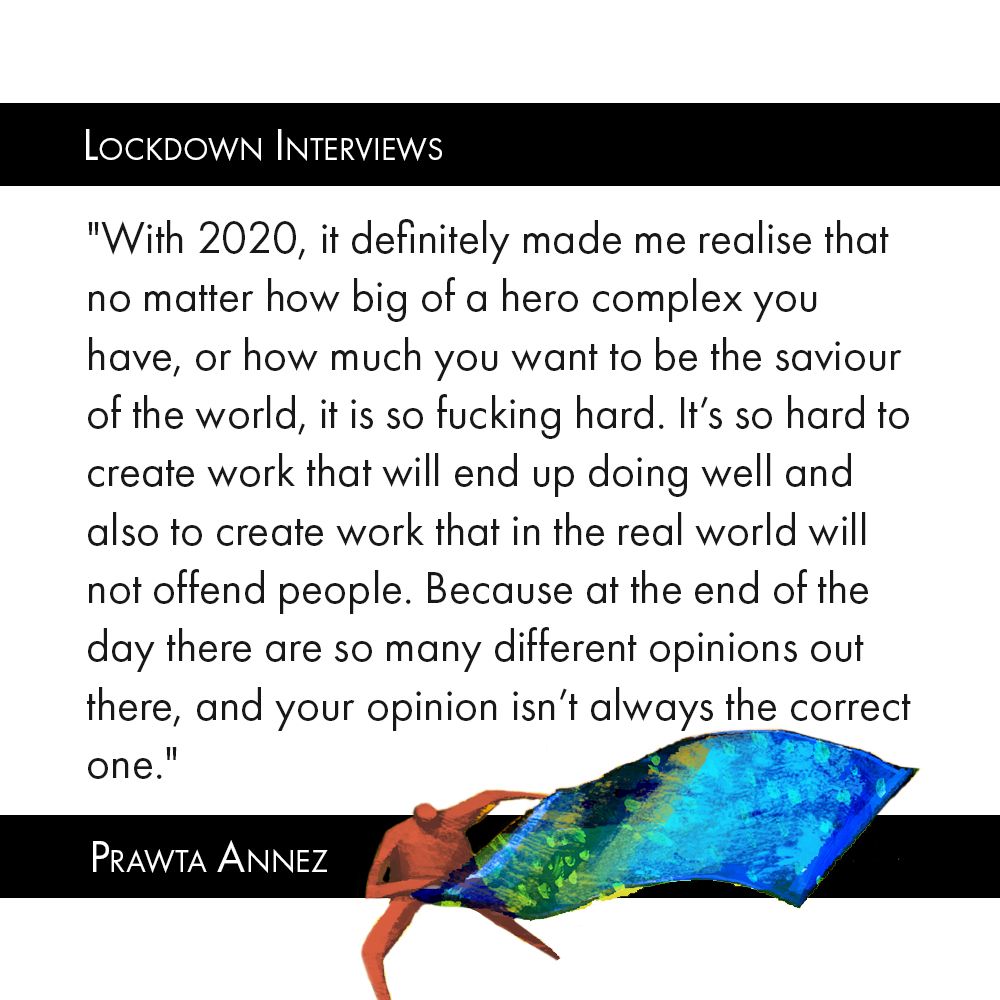 studiomobin's tweet image. At the start of the first Lockdown we interviewed two super talented artists Prawta Annez and Kathryn Leviton about how it effected their artwork. Read the full interview online now (link in description) or at buff.ly/2WHNaO2
#lockdowninterview