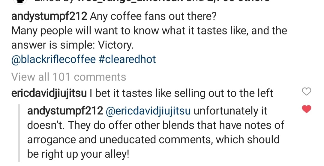RJJEFFERSON's tweet photo. @AndyStumpf77 has such an amazing ability to roast stupid people. It's an art and he is one of the greatest ever. https://t.co/qURNvMGe9M