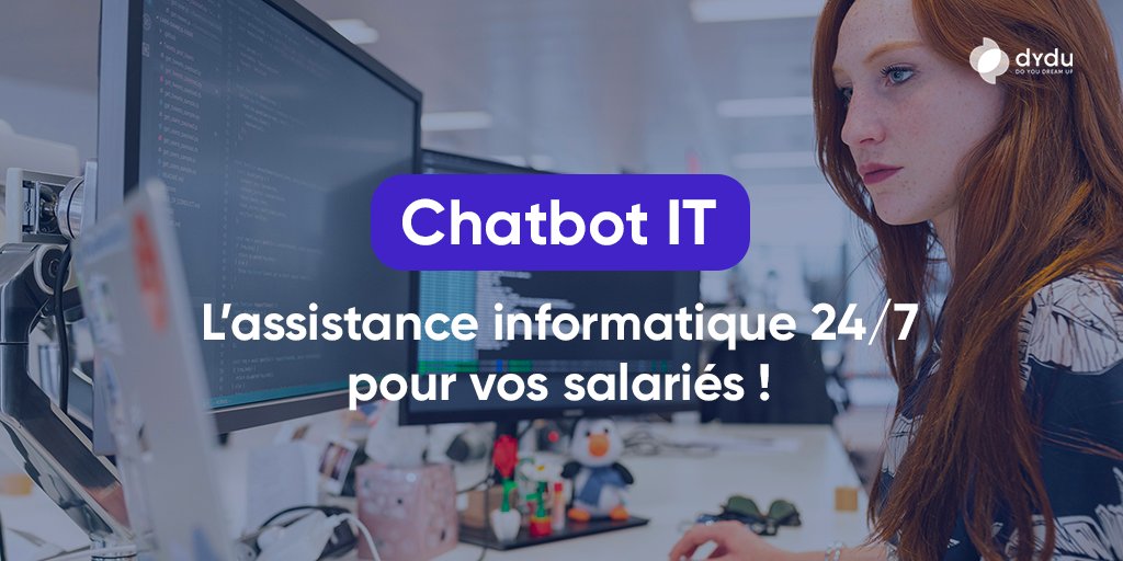 DoYouDreamUp's tweet image. Les entreprises cherchent de plus en plus à #automatiser les process support et traitements des demandes avec un #chatbot. 

#assistance #IT 
#helpdesk #support