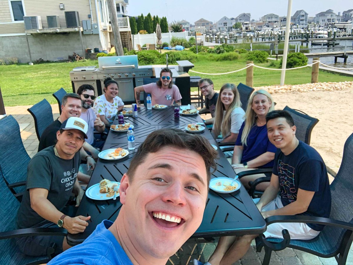 thankviews's tweet photo. Our leadership team met up on the Jersey shore, diving headfirst into strategy sessions and mini-golf with equal intensity. It was a massively productive few days, with our team laying the foundations to become the #GRM: Gratitude Relationship Manager. #ThankView #ThankCrew https://t.co/5kZNyous7s