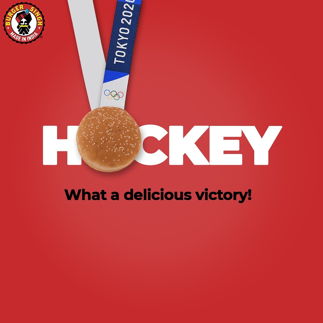 Congratulations team India!
.
.
.
#BurgerSingh #Hockey #Olympics #Tokyo2020 #Cheer4India #Treat #Victory