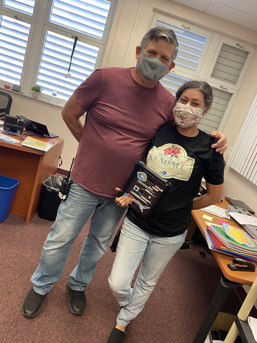 McNicolHawkLife's tweet image. Shout out to the best Microtech, Mr. Garcia and the most dedicated VILS coach, Mrs. Behm, for working hard to ensure our laptops and iPads are ready for our amazing students!! 💻@MsNamasTECH @BrowardSTEM #TechyThursday