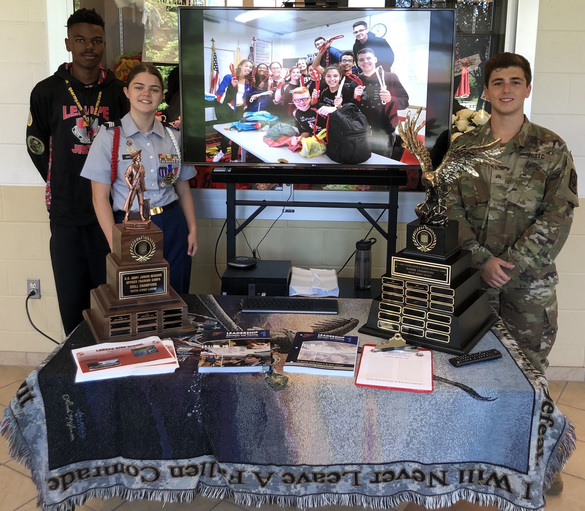 Lenape Army JROTC on Twitter "Some great energy by some dedicated