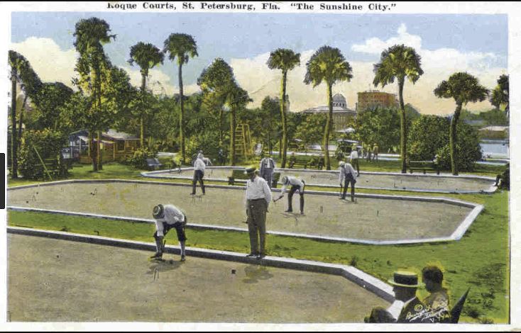 facuhefling's tweet photo. ROQUE: versión estadounidense🇺🇸 del croquet que se juega con un martillo y una superficie lisa. Solo estuvo presente en los San Luis 1908. https://t.co/M67lJv1Jrw