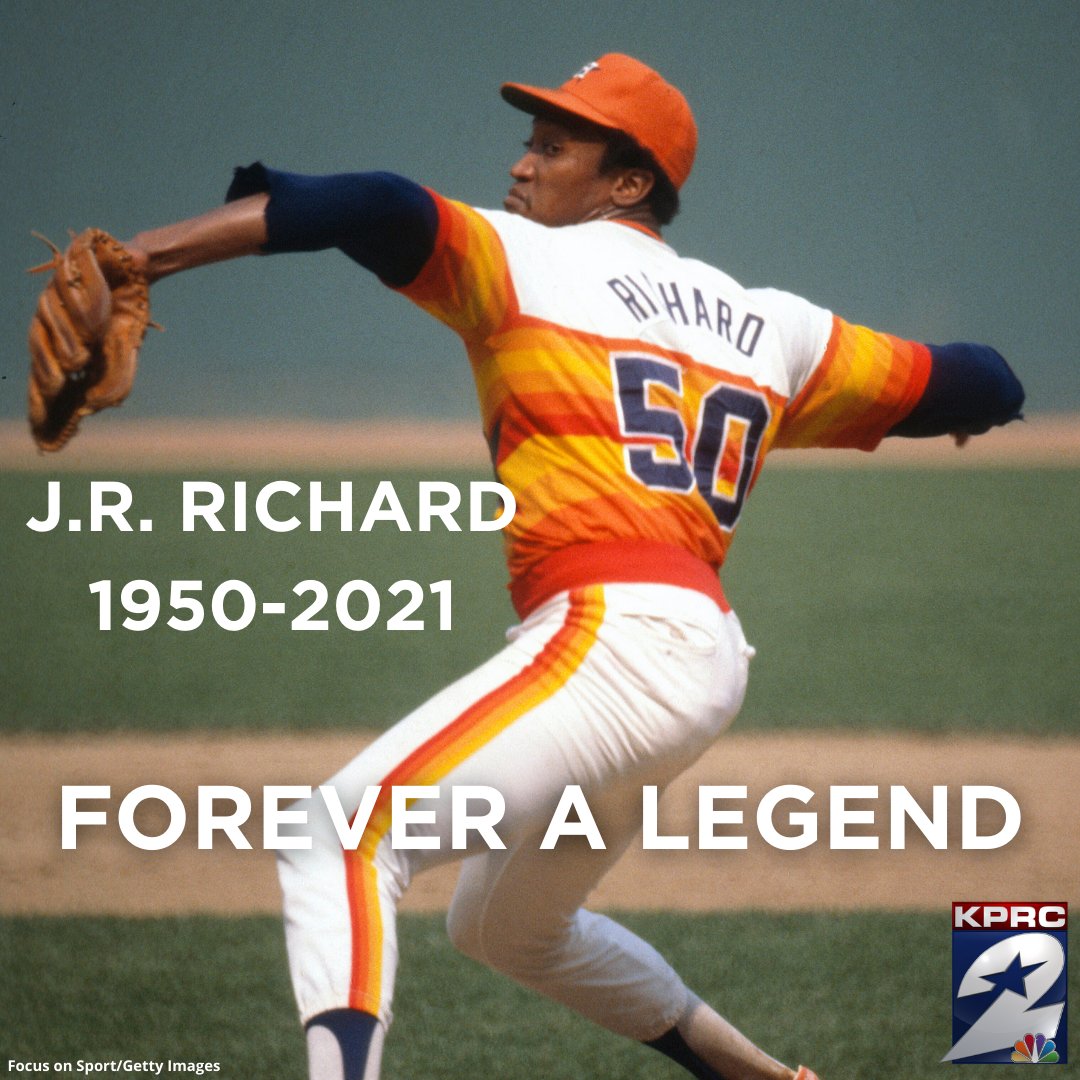 KPRC2's tweet photo. JUST IN: @KPRC2RandyMc has confirmed the sad news that legendary former @astros pitcher J.R. Richard has passed away at the age of 71.

Details: https://t.co/V0sACe0vAV

#Astros #FortheH #Astroslegends #Houstonlegends #KPRC2 https://t.co/v7Ya41zMGj