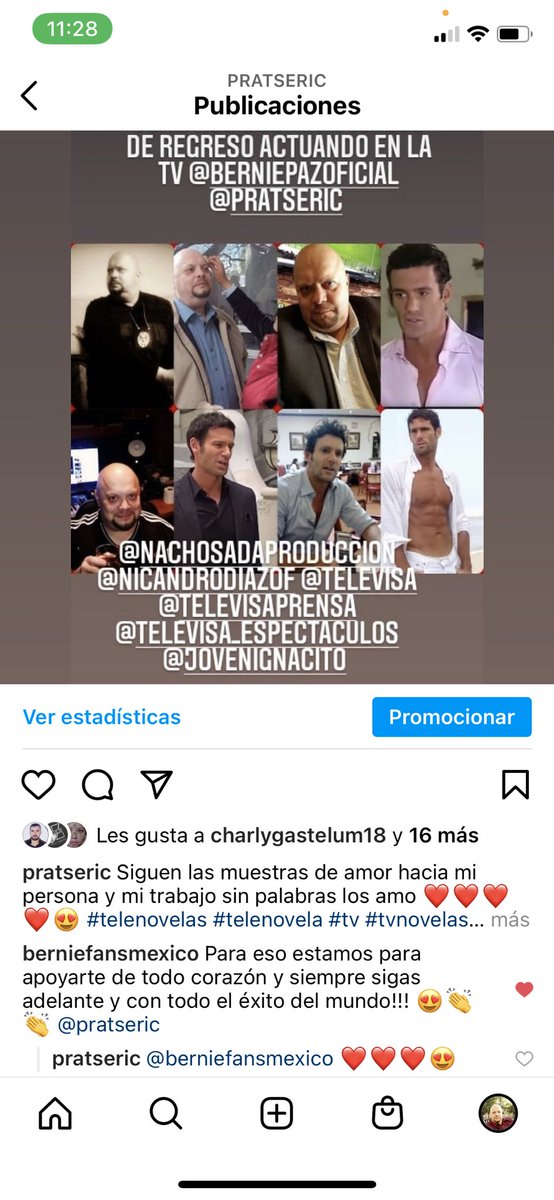 ericpratsactor's tweet photo. @Televisa_Prensa @nachosadaprodu @NicandroDiaz @Nachosada @CarmenSalinasLo @BlogRumoreS muchas gracias al público fans x tanto apoyo yo encantado de regresar a la pantalla los mantendré informados Gracias infinitas @maxwoodside son más de 200 likes los adoro https://t.co/jhQdyOF1yJ