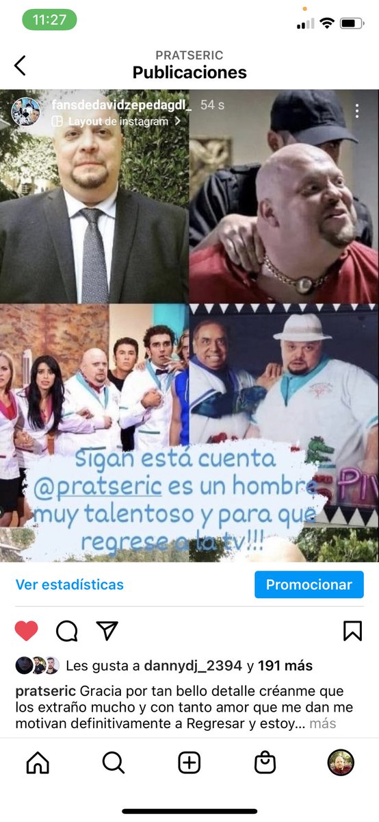 Señor <a href="/Nachosada/">IGNACIO SADA MADERO</a> un abrazo afectuoso y cordial mucho éxito en su proyecto estoy a la ordenes siempre muchas bendiciones le adjunto las muestras de cariño del público en Instagram fuerte abrazo