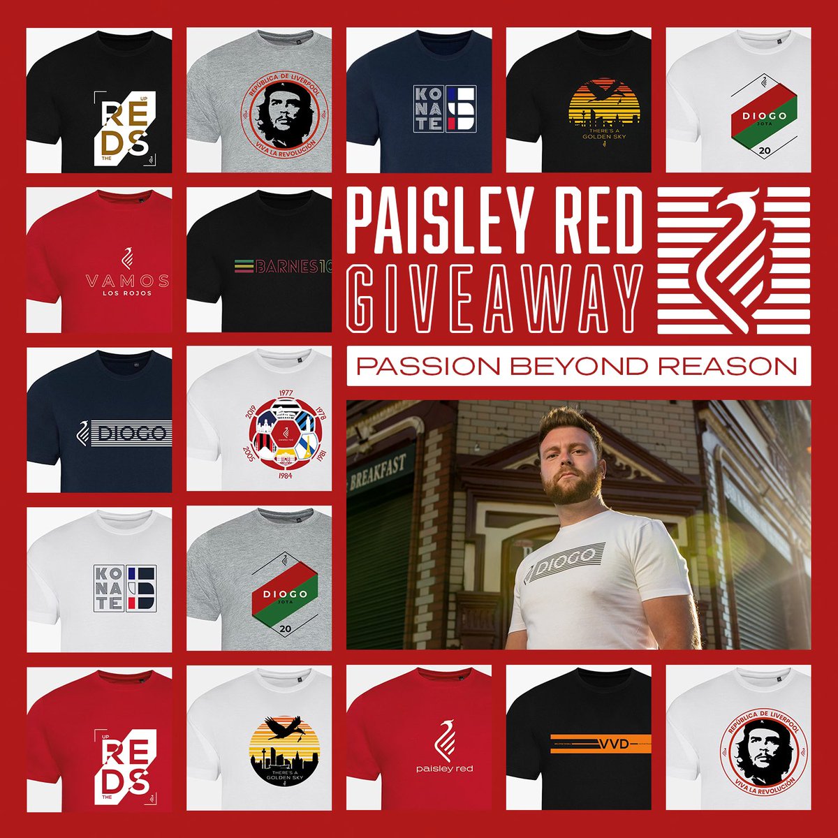 🔴 GIVEAWAY 🔴
To celebrate the launch of the new website we are giving you the chance to win your favourite tee from the new collection…
Follow, retweet this post and comment below with your favourite design. 

#PassionBeyondReason #ScouseRepublicApparel  #LFC #YNWA #UpTheReds