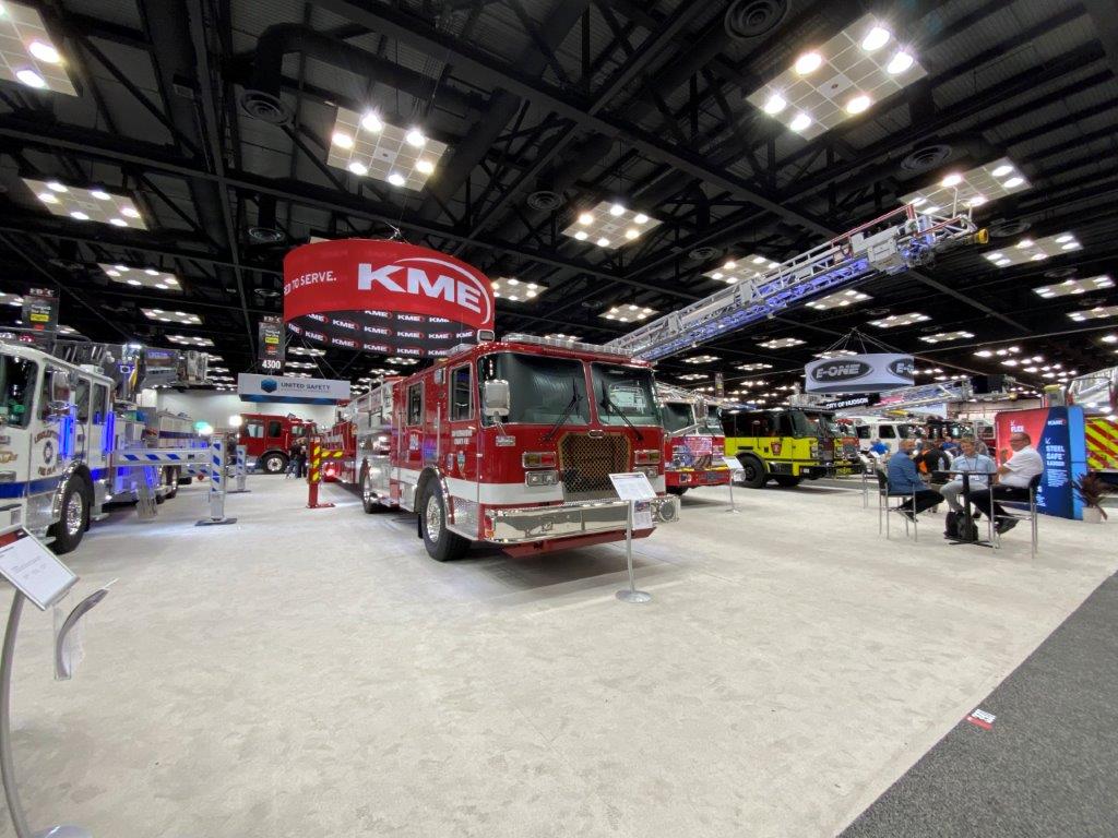 KMEFire's tweet photo. FDIC has officially kicked off! Come visit us at booth #3901!!
#KME #KMEFire #EngineeredToServe #FDICIndy #FDIC2021 https://t.co/BrIbpt33pK