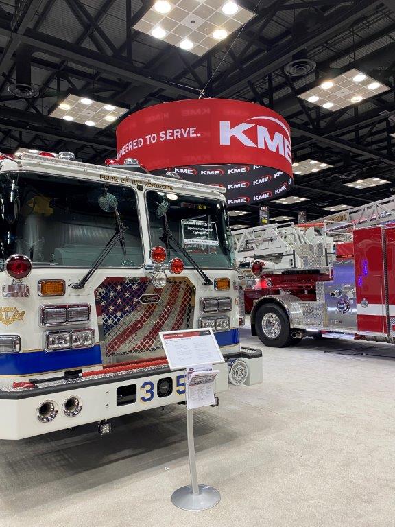 KMEFire's tweet photo. FDIC has officially kicked off! Come visit us at booth #3901!!
#KME #KMEFire #EngineeredToServe #FDICIndy #FDIC2021 https://t.co/BrIbpt33pK