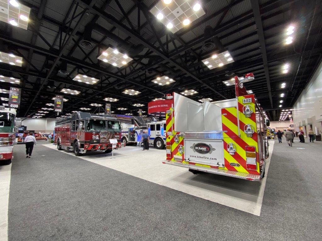 KMEFire's tweet photo. FDIC has officially kicked off! Come visit us at booth #3901!!
#KME #KMEFire #EngineeredToServe #FDICIndy #FDIC2021 https://t.co/BrIbpt33pK