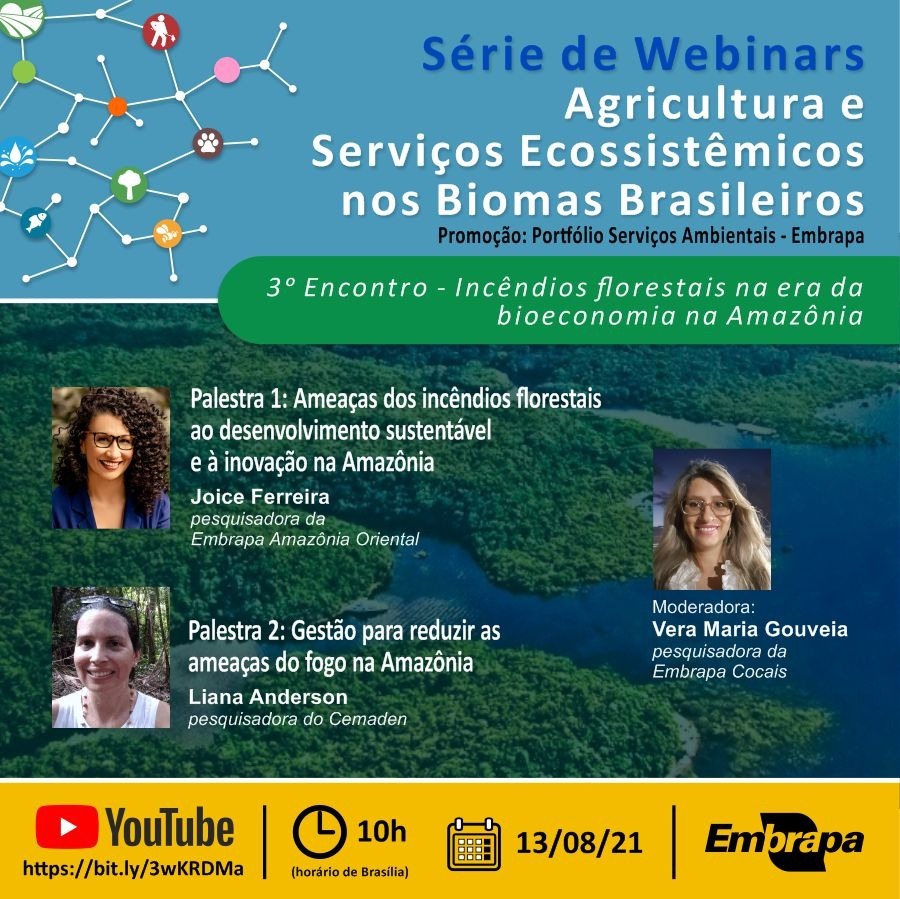 A @ras_network estará presente nesse webinar. É parte de uma série organizada pela <a href="/embrapa/">Embrapa</a> com temas relevantes para os diferentes biomas brasileiros. Os incêndios, no contexto da #bioeconomia, foram tema escolhido para a #Amazonia pelo impacto que o fogo causa nos ecossistemas.