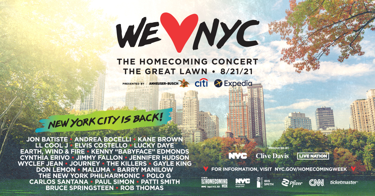 🚨 New artist alert! 🚨

<a href="/maluma/">MALUMA</a> is joining the #NYCHomecomingWeek Concert! For tickets and more info head to nyc.gov/homecomingconc… and get ready to be a part of history being made in NYC.