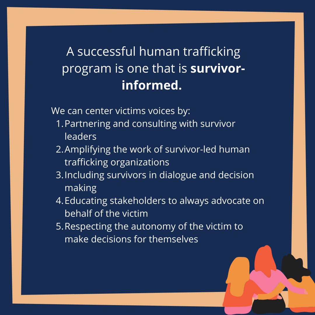 #LWOB supports victims and centers survivors' voices by maintaining a trauma-informed and victim-centered approach throughout its programming #WorldDayAgainstTIP