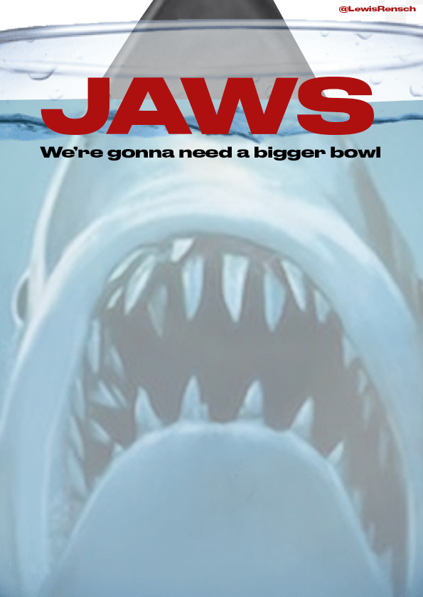 LewisRensch's tweet photo. @OneMinuteBriefs 
Been busy on placement so it's been a while since I've been able to do a OMB but got a spare 5 mins for today's ad for #FISHTANKS
'Gonna need a bigger bowl...' https://t.co/RfvvCCYP6u