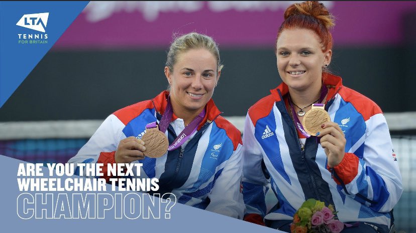 MattAGrover's tweet photo. Inspired by #Tokyo2020? Maybe you want to try a new sport and  #WheelchairTennis? Maybe you are our next champion? Our Wheelchair Tennis Initiative soon heads to Scotland and the home of London 2012 #Olympic and #Paralympics Games. Sign up for free 👉 🎾 https://t.co/XHVcx9peNP https://t.co/K0XytKR44J