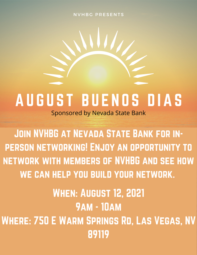 nvhbg702's tweet photo. August Buenos Dias Networking Event! Register today. https://t.co/iD8XVGzlTH https://t.co/MPr82Q928N