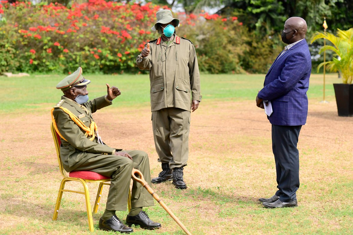 KagutaMuseveni's tweet photo. Each individual’s story is a miracle. How each one of them became part of the Resistance Movement! Everybody has a story to tell. Thank you for your contribution to this country. I salute you. https://t.co/8WKA6U1QBb