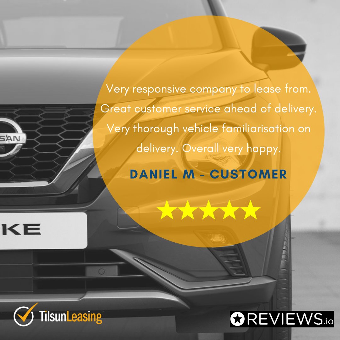Another happy customer! Get in touch and see how we can get your car leasing journey started.

📞 03330 040 888
✉️ sales@tilsunleasing.co.uk
🌐 tilsunleasing.co.uk

#carleasing #customerreview #northwestbusiness #businesslease