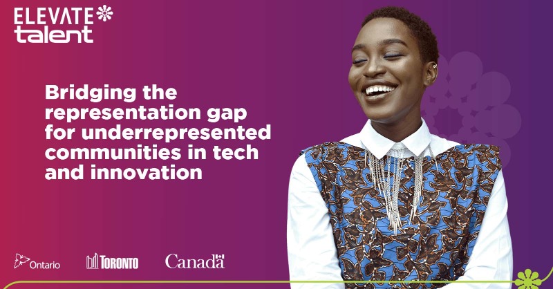 ElevateTechCA's tweet photo. Elevate Talent is driven by talent, and powered by diversity. Learn how your company can fill its open roles and position itself and a leader in inclusion &amp; diversity. Join us in bridging the gap!