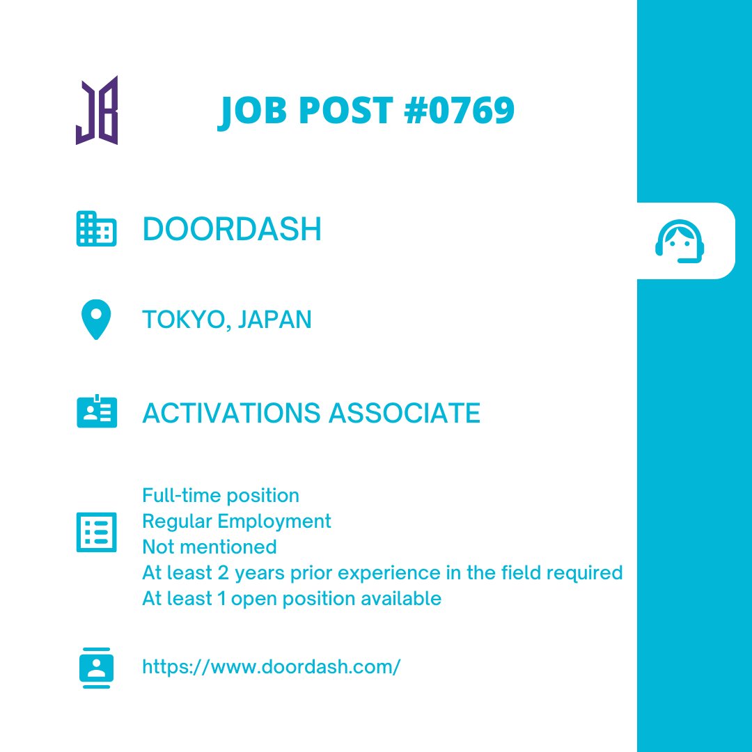 BTSARMYJobBoard's tweet photo. #BAJBJapan
TOKYO, JAPAN
https://t.co/SJQ2vUmKn9
#BAJBSales #BAJBMarketing
ARMYs, kindly contact the job poster / hiring party directly for more information. π
Good luck! π https://t.co/mT1UrdjFNR