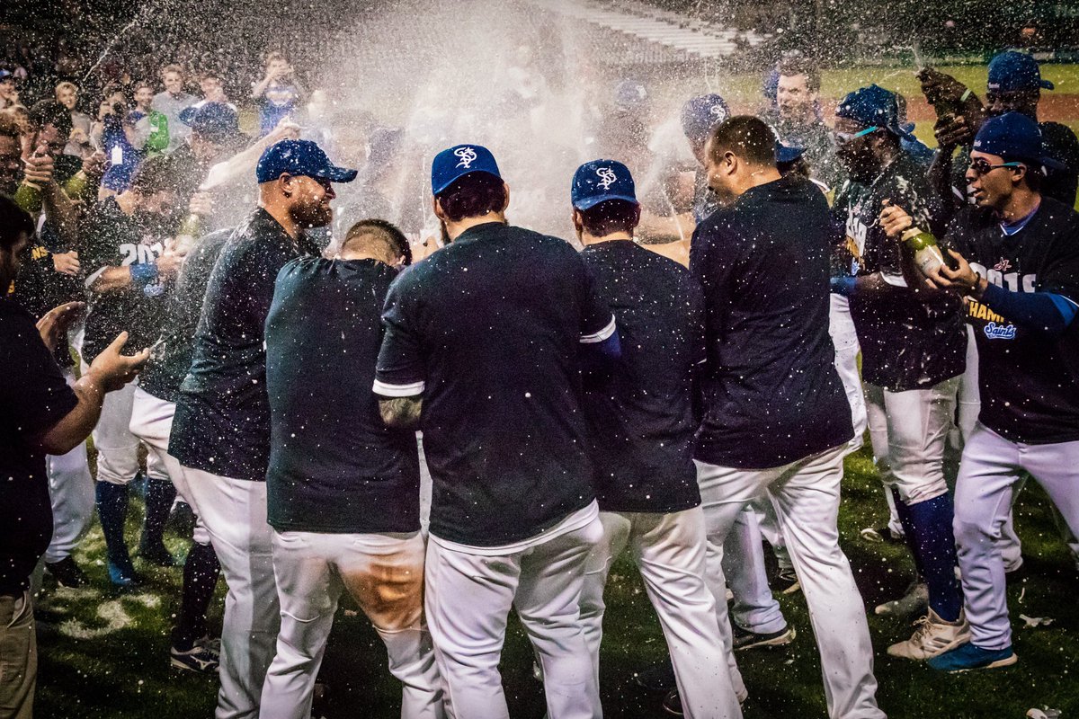 StPaulSaints's tweet photo. Tonight, with the help from our friends at @killebrewrb, we will honor George Tsamis and the 2019 American Association championship team. ⚾️🔥

Make sure to get here early for the pre-game festivities that start at 6:45 PM. #SaintsAreHot https://t.co/frVEhP21hq