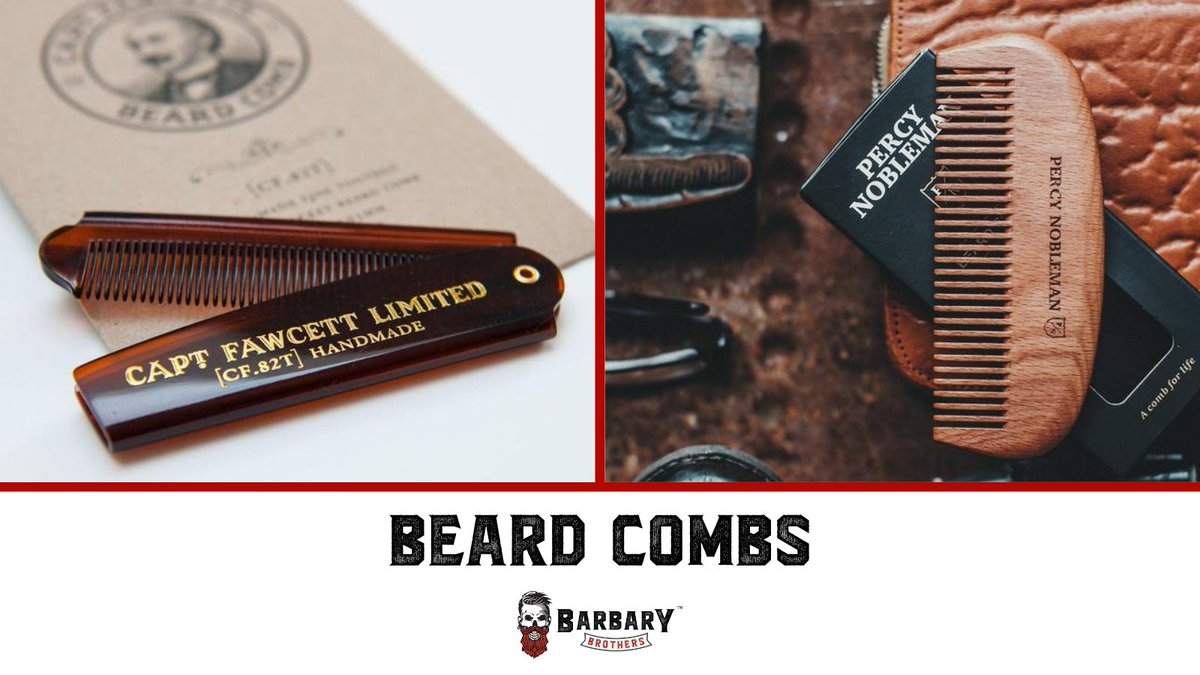 An accessory fit for every beard 🧔

What more could the bearded gentleman ask for in a comb? 

View our range of beard accessories here: bit.ly/3Ah8V5U  

#percynobleman 
#captainfawcett 
#beardcare 
#beardcomb