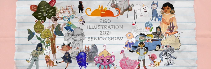 ✨RISD ILLUS  SENIOR SHOW✨ 

With the hard work from my fellow classmates we made an online show showcase the wonderful works of the illus class of 2021!!! We hope you can check it out!!

✨ https://t.co/MkBgfXJdCD 