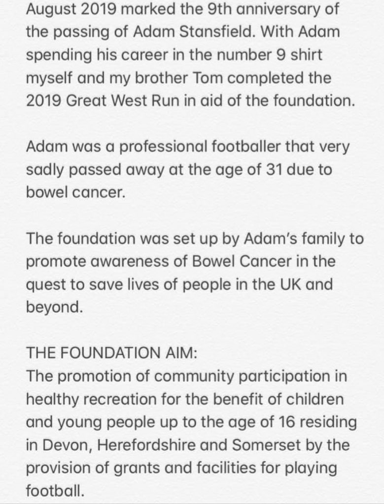 A huge thank you to <a href="/DannyAmos22/">Danny Amos</a> for this match worn <a href="/drfc_official/">Doncaster Rovers FC</a> shirt. I’m auctioning it off for the <a href="/as9foundation/">Adam Stansfield foundation</a>. Please reply with a bid or DM me. Auction ends Wednesday 8pm. All RT’s appreciated. #DRFC