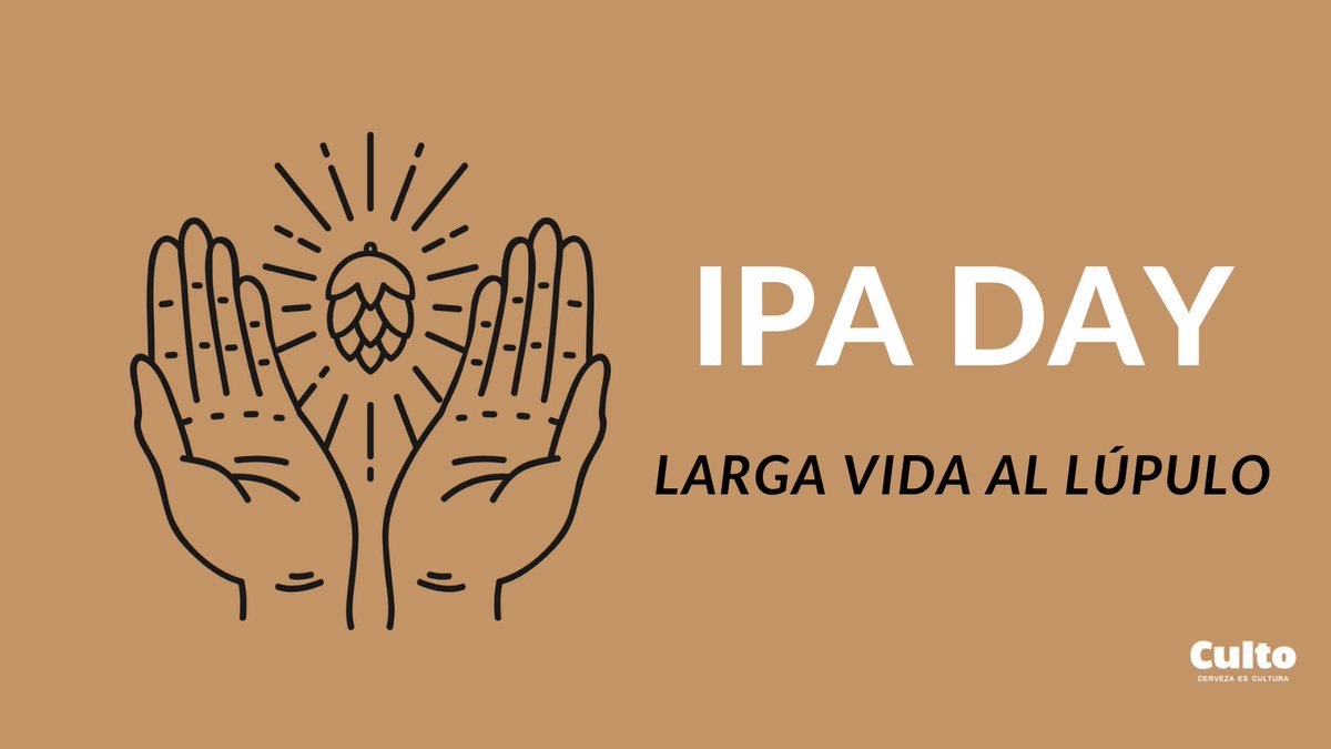 CultoPy's tweet photo. ¡Feliz #IPADay 2021!

Un día para brindar con la IPA que más nos guste, artesanal y hecha en 🇵🇾🍺

#CervezaEsCultura https://t.co/WuUbufHJK4