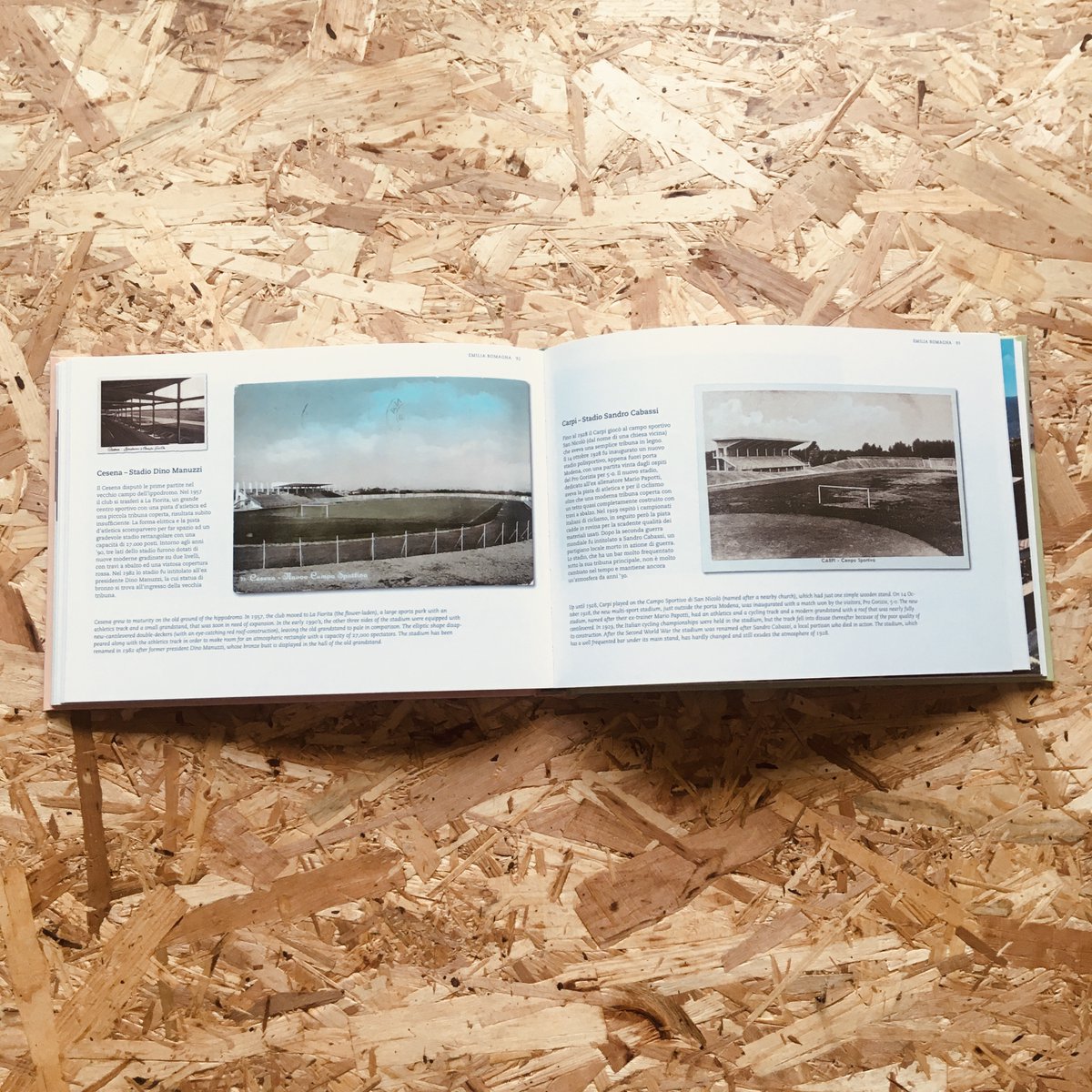 𝐑𝐄𝐒𝐓𝐎𝐂𝐊 | THE ILLUSTRATED HISTORY OF ITALIAN STADIUMS by <a href="/tijstummers/">Tijs Tummers</a>

100 years of football stadiums in Italy, with some gorgeous retro postcard illustrations Clino D'Eletto, housed in a lovely hardback.

🛒 stanchionbooks.com/products/illus…