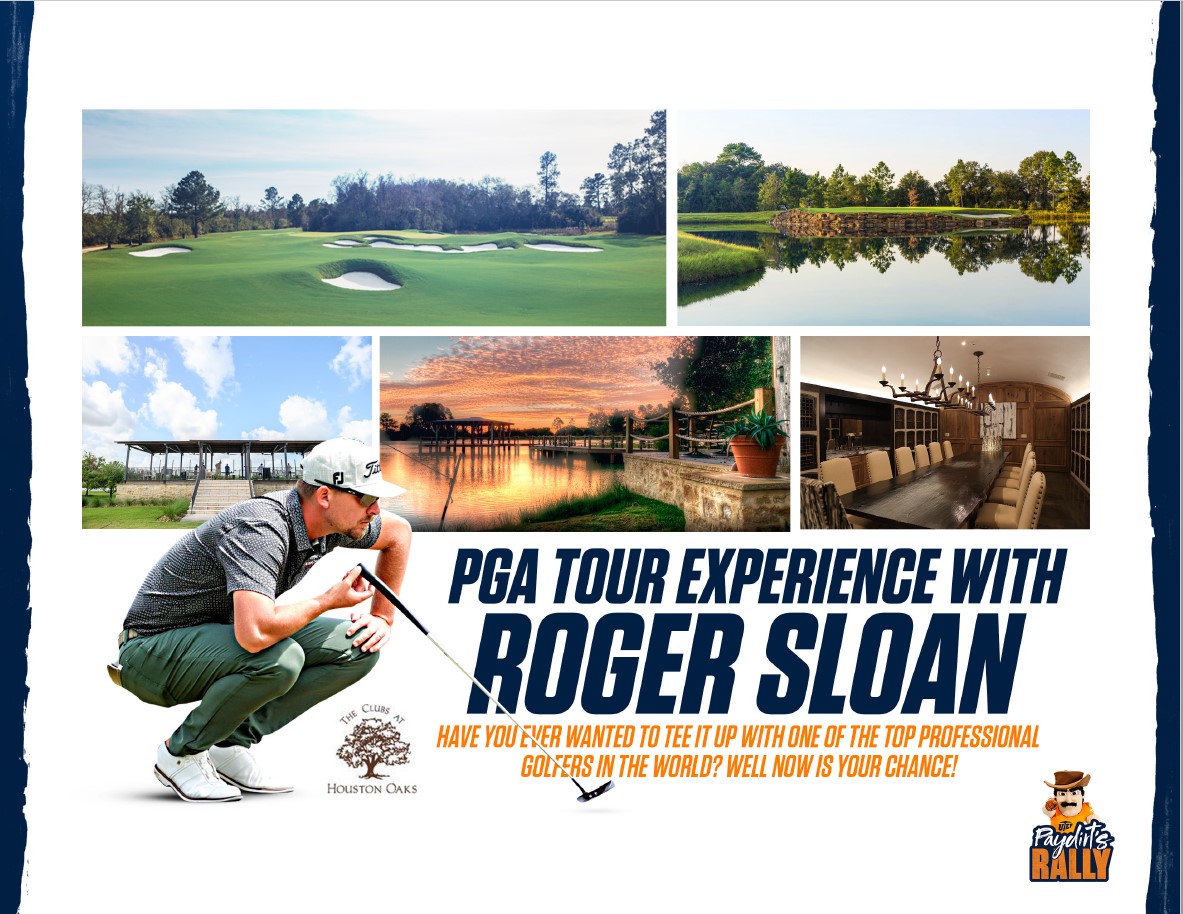 Do you see the top of the leaderboard at the PGA Tour <a href="/CudaChamp/">Barracuda Championship</a>? That is UTEP’s very own <a href="/RogerSloan87/">Roger Sloan</a>  currently in 3⃣rd!

⛳️Want to bid on the opportunity to tee it up with Roger? Check out Paydirt’s Rally Online Auction at paydirtsrally.com starting tomorrow to bid!