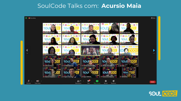 SoulCodeAcademy's tweet photo. Hoje, em nosso SoulCode Talks, recebemos o Acursio Maia, CIO do Grupo Petrópolis!
Nosso convidado especial falou sobre a história do Grupo Petrópolis e abordou assuntos interessantíssimos e super relevantes do mercado.
#OrgulhodeSerSoulCoder #SoulCodeAcademy #TNTEnergyDrink https://t.co/q88cGeOrOC