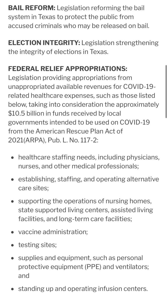 JoltAction's tweet photo. The next special session was called by @GovAbbott and starts on Saturday. Check out the agenda:
On agenda:
✅Voter suppression
✅Whitewashing history
Not on agenda:
❌Fixing the grid
❌ Expansion of medicaid
The fight's not over yet, amigxs. #txlege #txpowerup https://t.co/ykwJgllRDj
